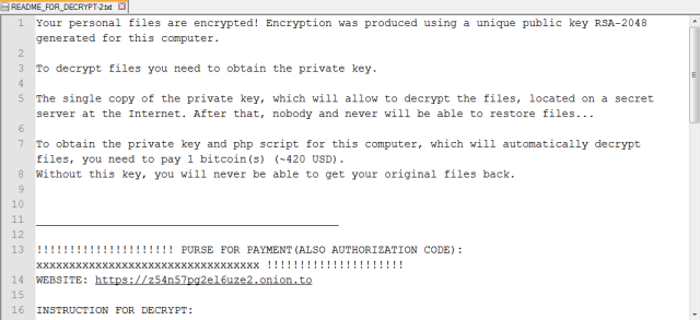 Encrypted